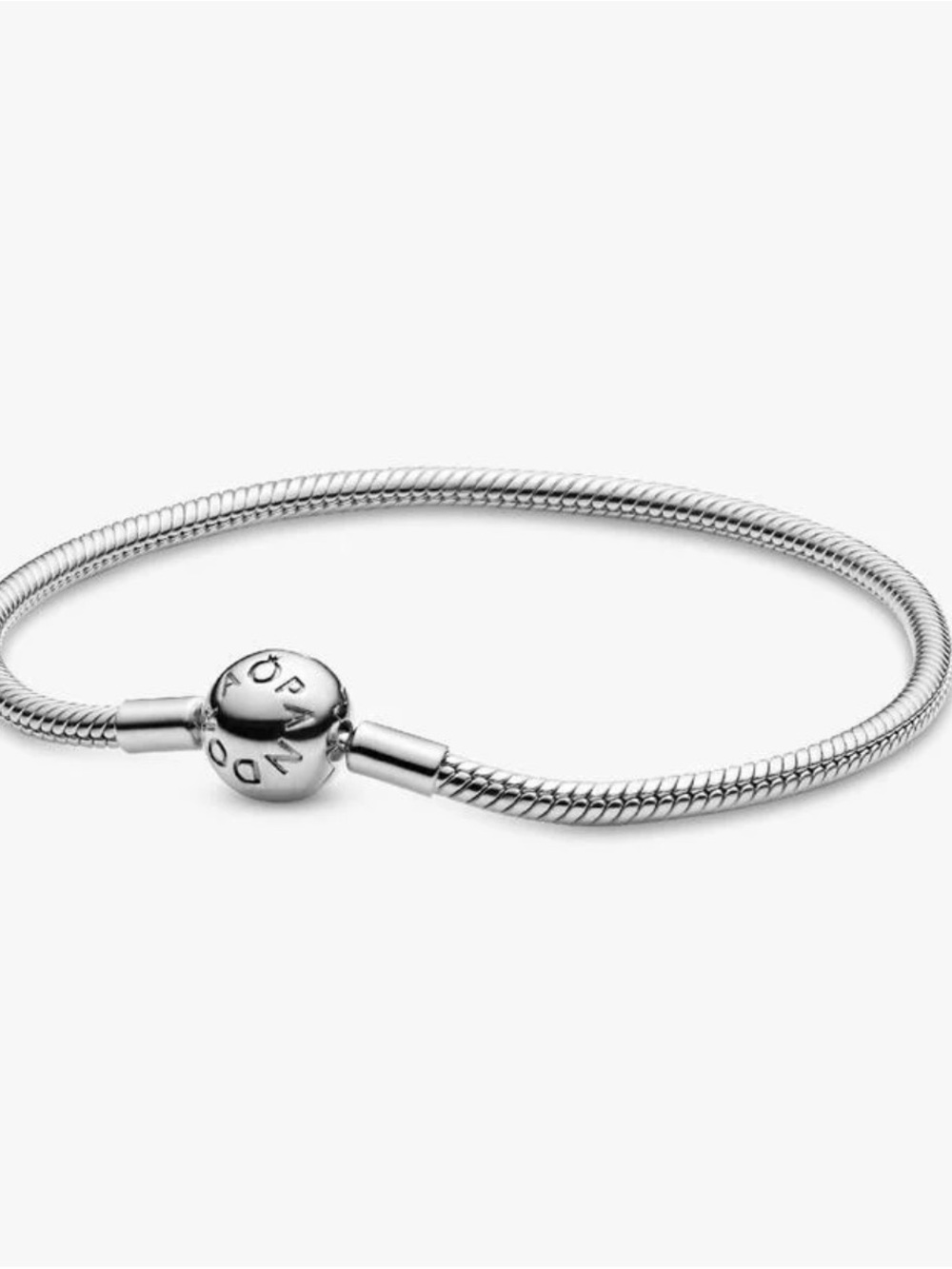 Pandora Sterling Silver Mesh Snake Chain Bracelet - Silver